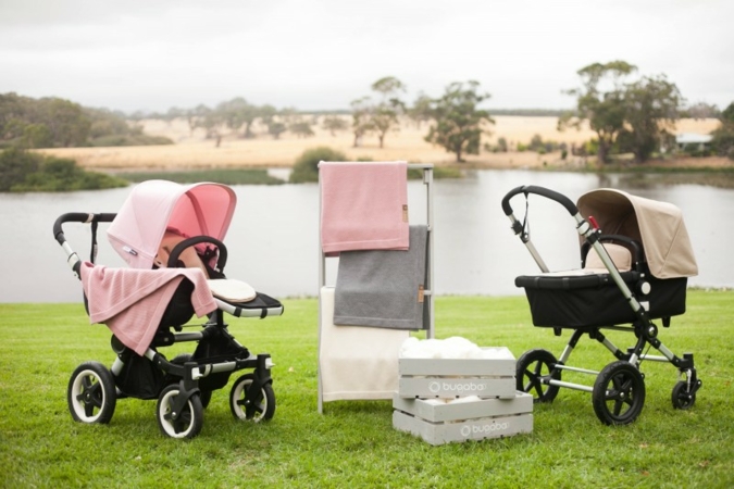 Die Bugaboo Woll-Decke besteht zu 100% aus Merinowolle.