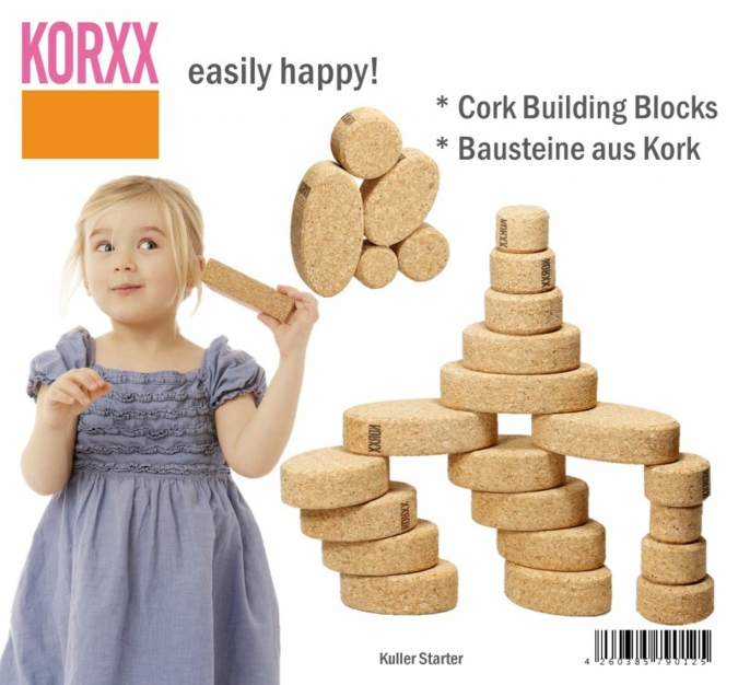 Die leichten Bausteine machen keinen Lärm.