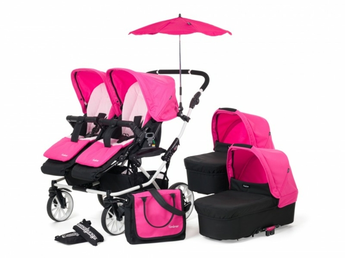 Mut zur Farbe: De aktuellen Modelle von Emmaljunga lassen sich individuell gestalten.