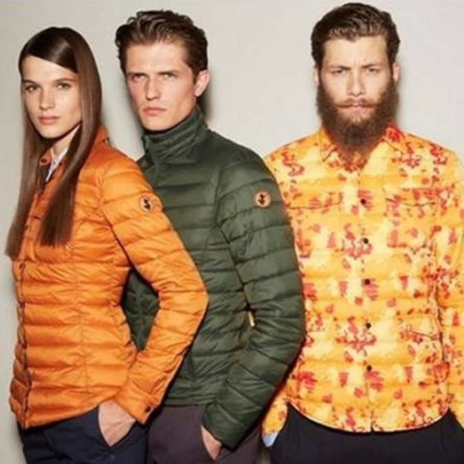 Die Daunenjacken des italienischen Labels Save the Duck sind mit der synthetischen Plumtech-Daune gefüttert.