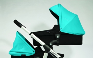 Sowohl Peach 3 als auch Apple 2 Pear lassen sich
zum Doppel-Kinderwagen umbauen.