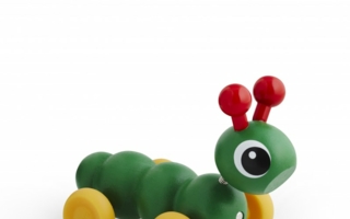 Das Raupenbaby ist eine klassische Schiebefigur für die Allerkleinsten.