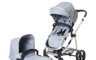 121-184-230 Osann Kinderwagen JOY - Grey Melange (1)