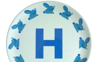 byGraziela, Melaminteller Buchstabe H, VK 9,90 €