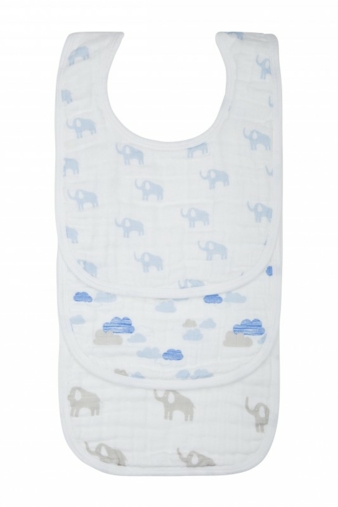 Die Mull-Lätzchen von Lässig sind in praktischen Dreier-Sets erhältlich.