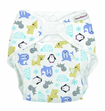 Eine der einfachsten Arten, sein Kind zu wickeln:
die One Size Organic, hier das Modell Snowland.