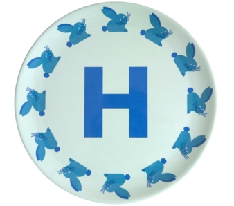 byGraziela, Melaminteller Buchstabe H, VK 9,90 €