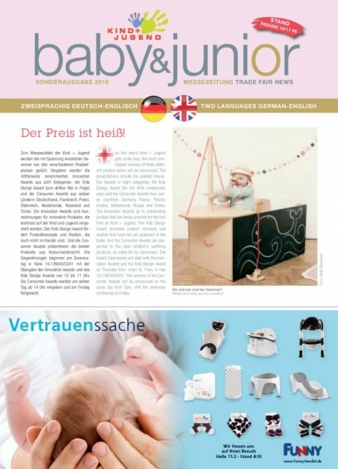 Messezeitung kind und jugend 2016